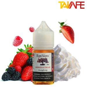 خرید سالت رایپ ویپز توتفرنگی بلوبری خامه | RIPE VAPES VCT BERRIES AND CREAM