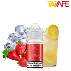 سالت پاد سالت توت‌فرنگی لیموناد یخ Pod Salt Sweet Strawberry Lemonade Ice 30ml
