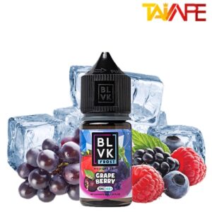 خرید سالت بی ال وی کی انگور تمشک یخ BLVK FROST GRAPE BERRY ICE 30ML