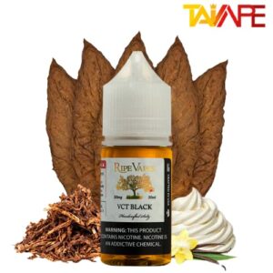 خرید سالت تنباکو خامه وانیل (30میل) RIPE VAPES VCT BLACK